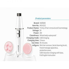 Marske 3-In-1 Electric Epilator Massage