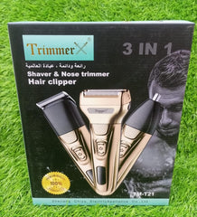 3In1 Hair Trimmer, Shaver,Noser