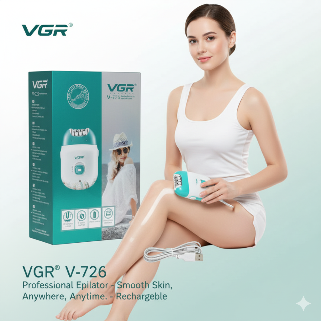 VGR  Professional Ladies Epilator