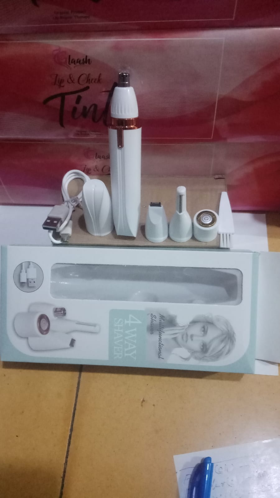 Multi-functional 4-in-1 Portable Electric Shaver