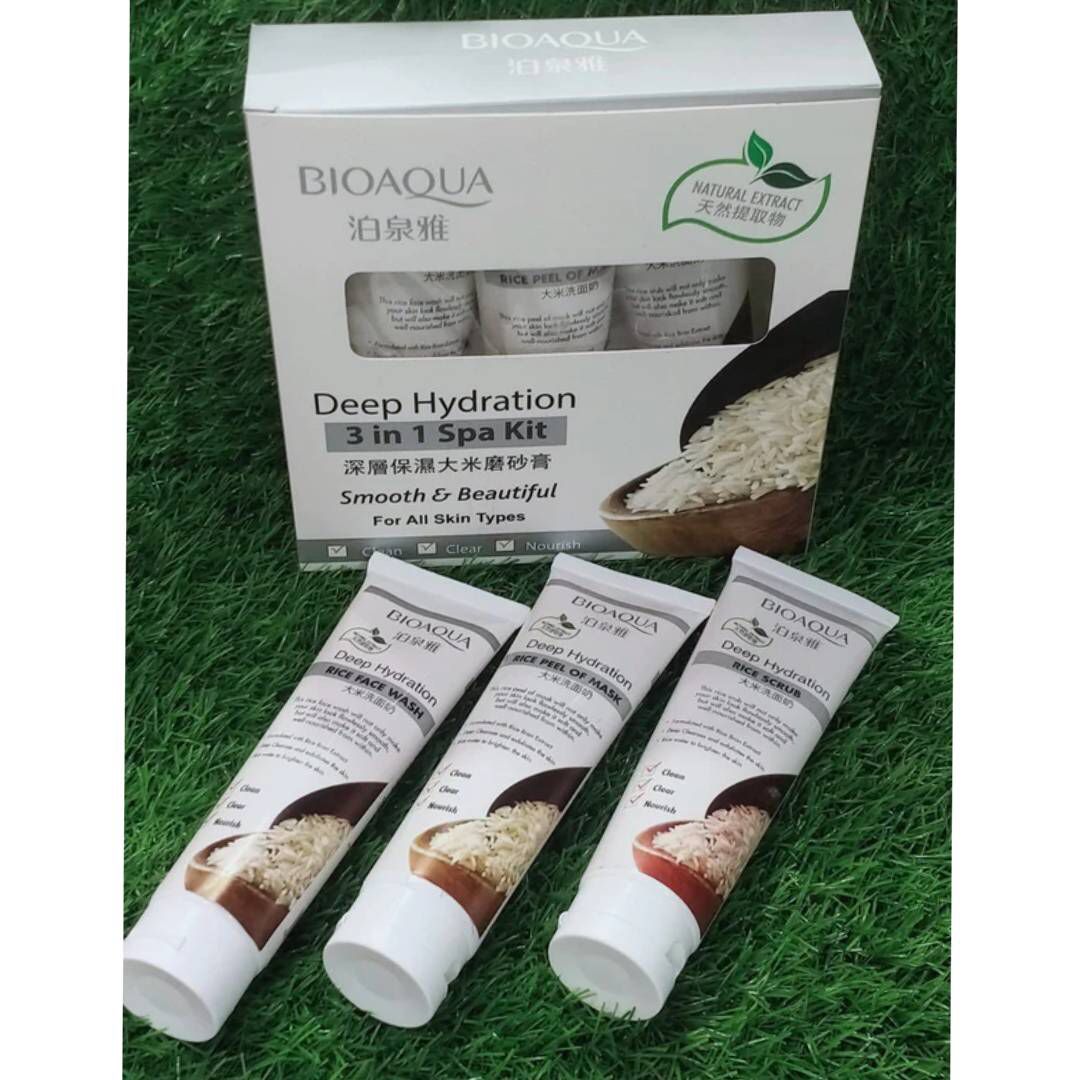 Bioaqua Rice Spa Kit 3in1